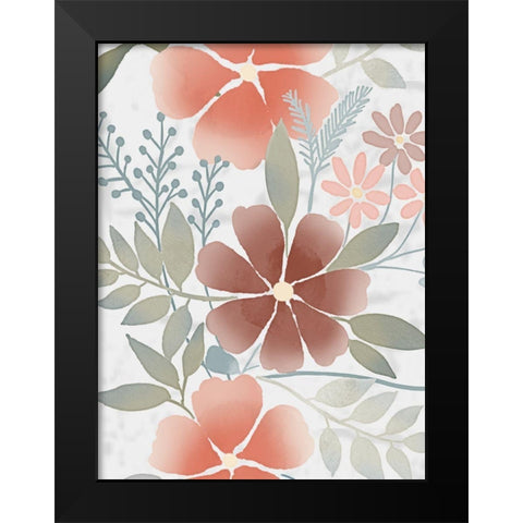 Fall Blossoms 1 Black Modern Wood Framed Art Print by Prime, Marcus