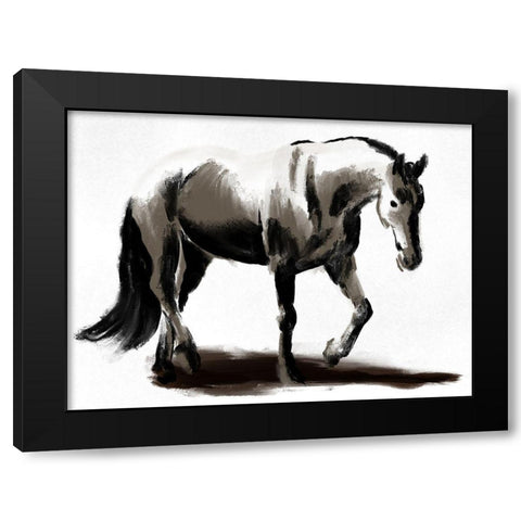 Artistic Horse Black Modern Wood Framed Art Print by Prime, Marcus