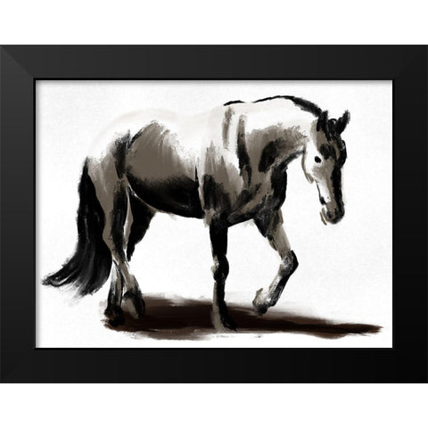 Artistic Horse Black Modern Wood Framed Art Print by Prime, Marcus
