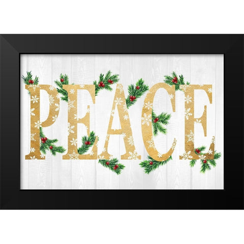 Seasonal Peace Black Modern Wood Framed Art Print by Prime, Marcus