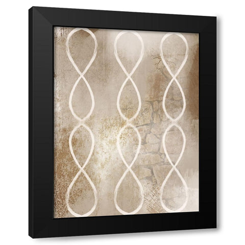 Neverending Structure Black Modern Wood Framed Art Print by Prime, Marcus