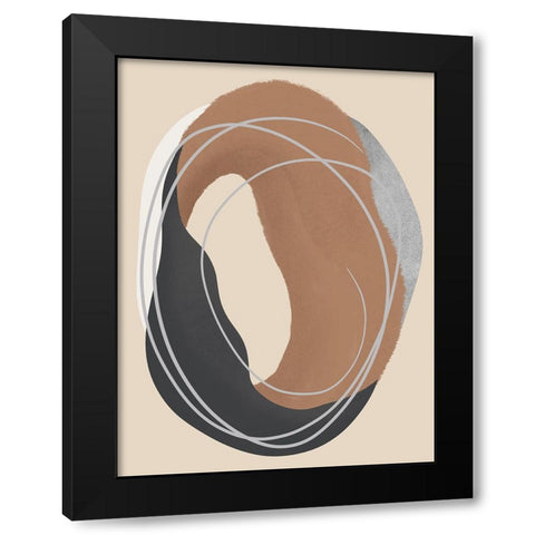 Naturally Silent Summation Black Modern Wood Framed Art Print with Double Matting by Prime, Marcus