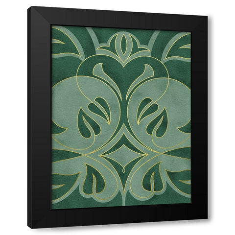 Intertwined Vines 1 Black Modern Wood Framed Art Print by Prime, Marcus
