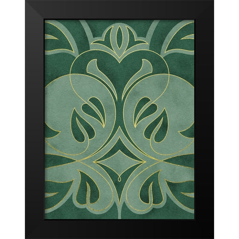 Intertwined Vines 1 Black Modern Wood Framed Art Print by Prime, Marcus