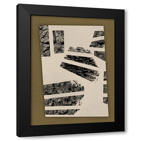 Absentminded Abstraction Black Modern Wood Framed Art Print by Prime, Marcus