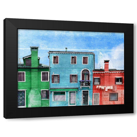 Vibrant Homes 1 Black Modern Wood Framed Art Print with Double Matting by Prime, Marcus