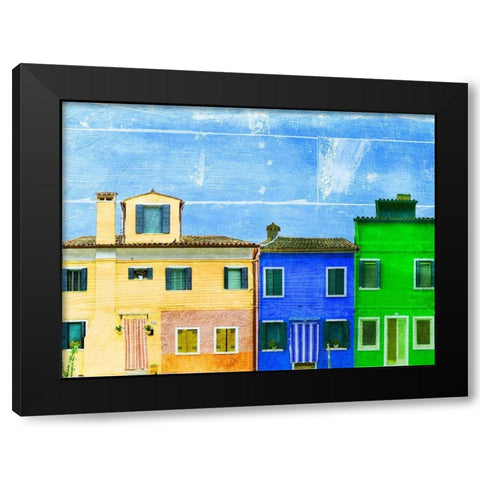 Vibrant Homes 2 Black Modern Wood Framed Art Print with Double Matting by Prime, Marcus