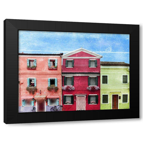 Vibrant Homes 3 Black Modern Wood Framed Art Print by Prime, Marcus