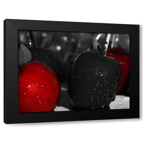 Despicable Apples Black Modern Wood Framed Art Print with Double Matting by Prime, Marcus