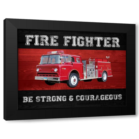 Peoples Hero 1 V2 Black Modern Wood Framed Art Print by Prime, Marcus