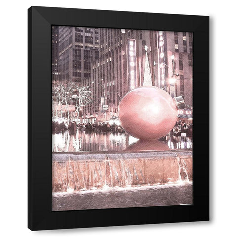 City Holidays Black Modern Wood Framed Art Print by Prime, Marcus