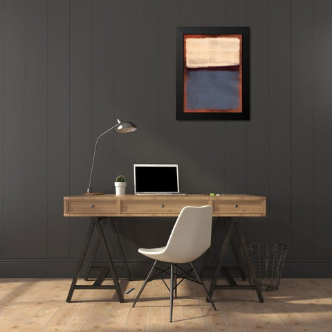 Abstract Burst Black Modern Wood Framed Art Print by Prime, Marcus