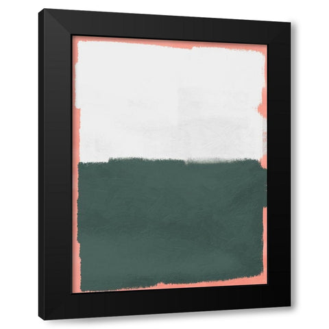 Blush Burst 2 Black Modern Wood Framed Art Print by Prime, Marcus
