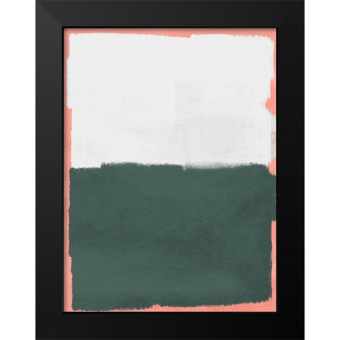 Blush Burst 2 Black Modern Wood Framed Art Print by Prime, Marcus