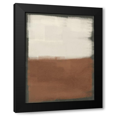 Abstract Burst 2 Black Modern Wood Framed Art Print with Double Matting by Prime, Marcus