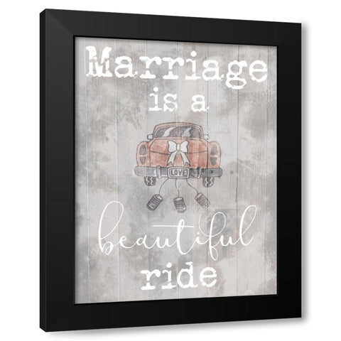 Beautiful Ride Black Modern Wood Framed Art Print with Double Matting by Prime, Marcus