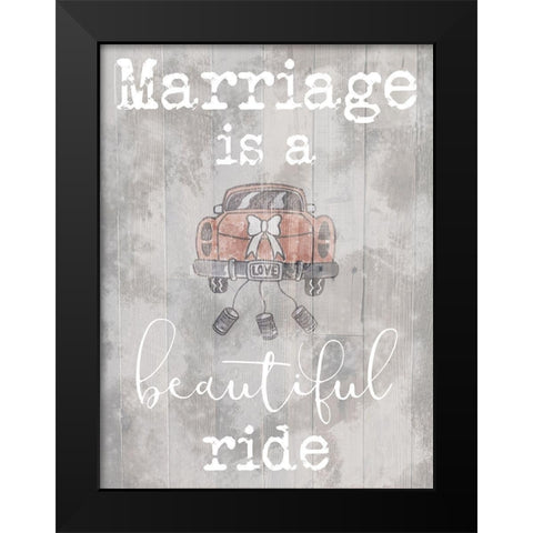 Beautiful Ride Black Modern Wood Framed Art Print by Prime, Marcus