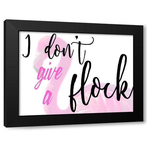 Flock Flockity Flock Black Modern Wood Framed Art Print with Double Matting by Prime, Marcus