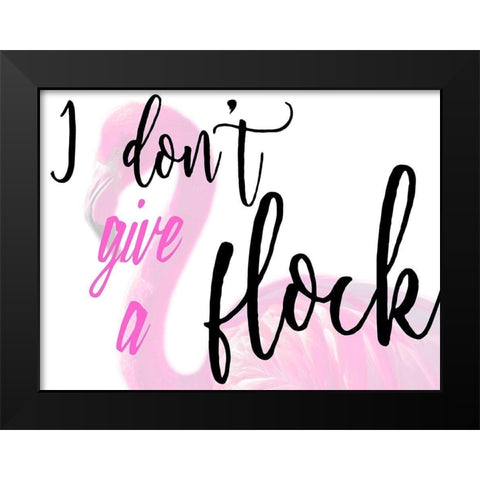 Flock Flockity Flock Black Modern Wood Framed Art Print by Prime, Marcus