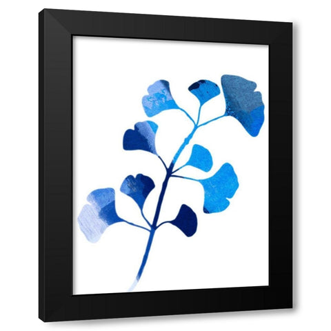 Ginko Paint Black Modern Wood Framed Art Print with Double Matting by Prime, Marcus
