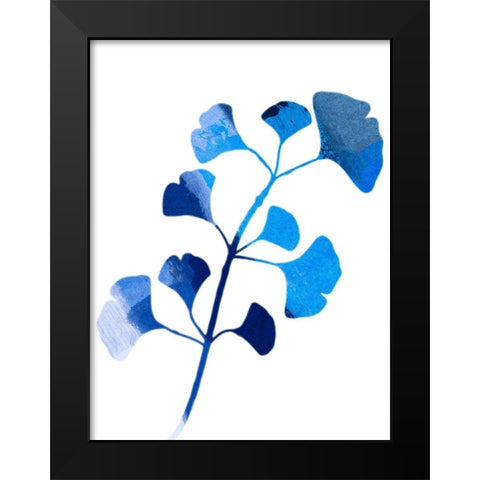 Ginko Paint Black Modern Wood Framed Art Print by Prime, Marcus