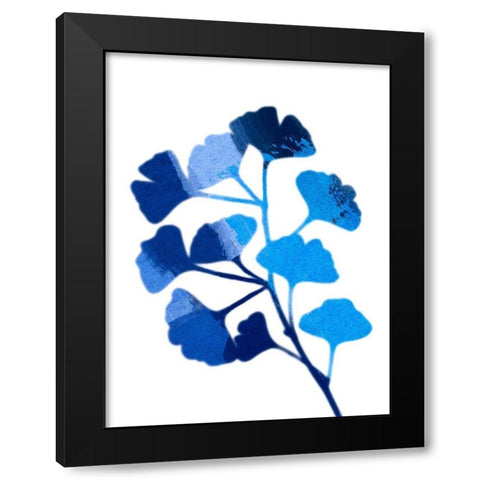Ginko Paint 2 Black Modern Wood Framed Art Print with Double Matting by Prime, Marcus