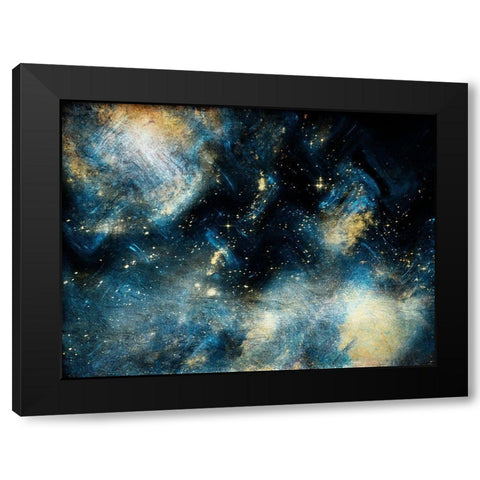 Golden Deeps Black Modern Wood Framed Art Print by Prime, Marcus