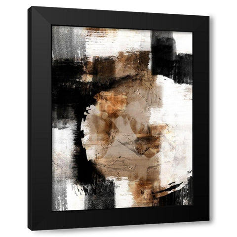 Painted Distressed 2 Black Modern Wood Framed Art Print by Prime, Marcus