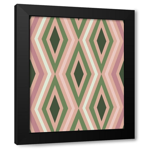 Desert Pattern Black Modern Wood Framed Art Print by Prime, Marcus