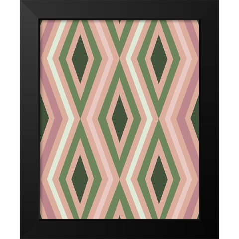 Desert Pattern Black Modern Wood Framed Art Print by Prime, Marcus