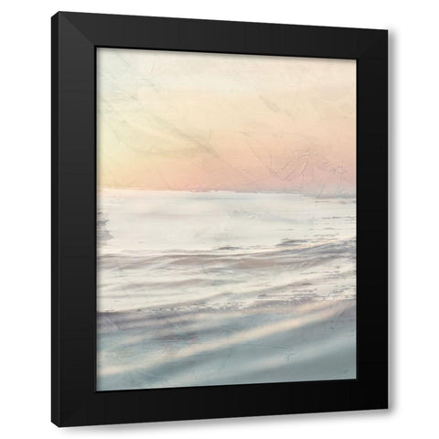 Ocean Flared 2 V2 Black Modern Wood Framed Art Print with Double Matting by Prime, Marcus