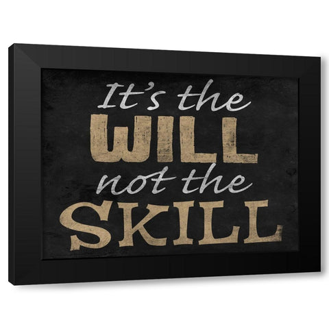 Will Skill Black Modern Wood Framed Art Print with Double Matting by Prime, Marcus