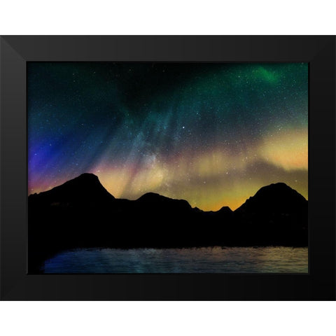 Borealis Dreams 1 Black Modern Wood Framed Art Print by Prime, Marcus