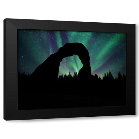 Borealis Dreams 3 Black Modern Wood Framed Art Print by Prime, Marcus