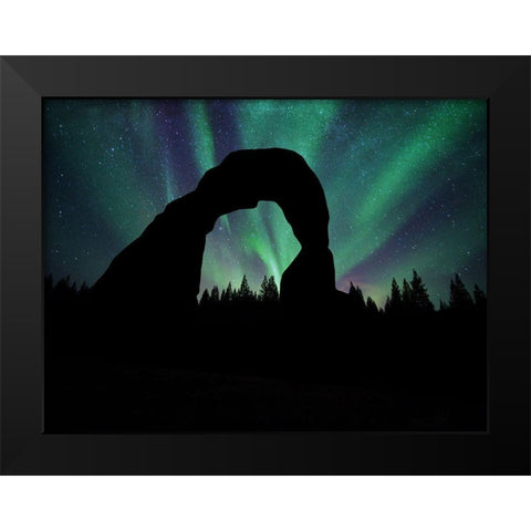 Borealis Dreams 3 Black Modern Wood Framed Art Print by Prime, Marcus