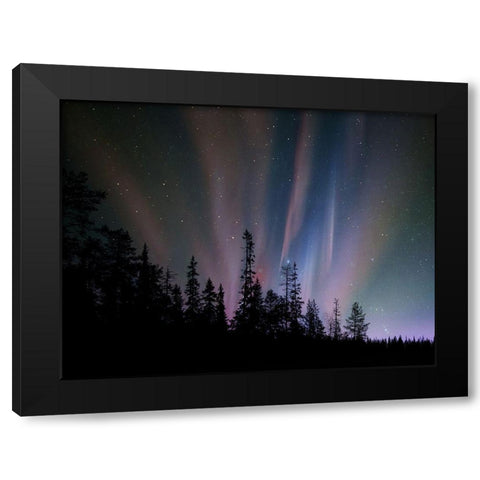 Borealis Dreams 4 Black Modern Wood Framed Art Print by Prime, Marcus