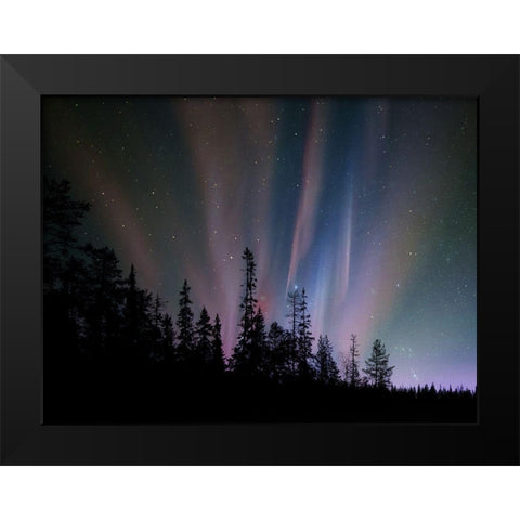Borealis Dreams 4 Black Modern Wood Framed Art Print by Prime, Marcus