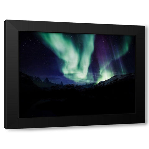Borealis Dreams 6 Black Modern Wood Framed Art Print by Prime, Marcus