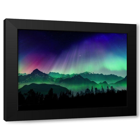 Borealis Dreams 7 Black Modern Wood Framed Art Print by Prime, Marcus