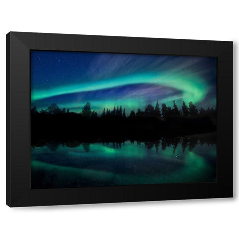 Borealis Dreams 8 Black Modern Wood Framed Art Print by Prime, Marcus