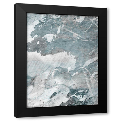 Emerging Words 1 Black Modern Wood Framed Art Print by Prime, Marcus