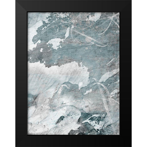 Emerging Words 1 Black Modern Wood Framed Art Print by Prime, Marcus