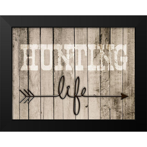 Hunting Life 2 Black Modern Wood Framed Art Print by Prime, Marcus