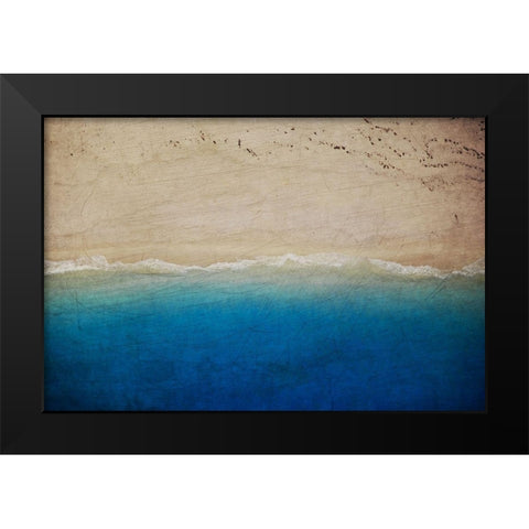 Beach Escape 1 Black Modern Wood Framed Art Print by Prime, Marcus