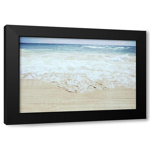 Rushing Waves Black Modern Wood Framed Art Print by Prime, Marcus