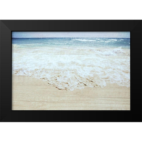 Rushing Waves Black Modern Wood Framed Art Print by Prime, Marcus