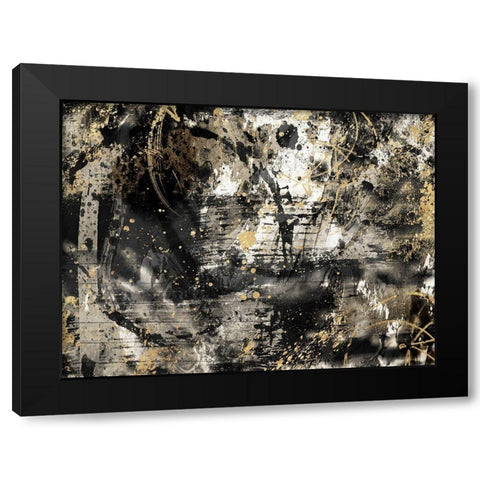 Golden Origin 1 Black Modern Wood Framed Art Print by Prime, Marcus