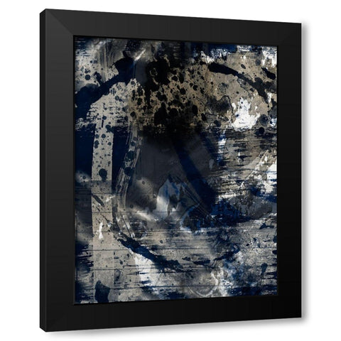 Ageless Ultramarine 1 Black Modern Wood Framed Art Print with Double Matting by Prime, Marcus