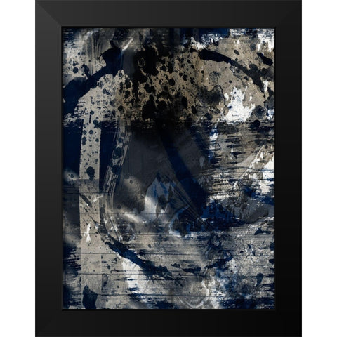 Ageless Ultramarine 1 Black Modern Wood Framed Art Print by Prime, Marcus