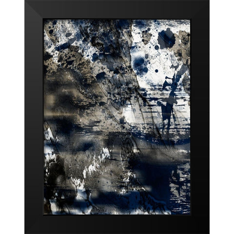 Ageless Ultramarine 2 Black Modern Wood Framed Art Print by Prime, Marcus